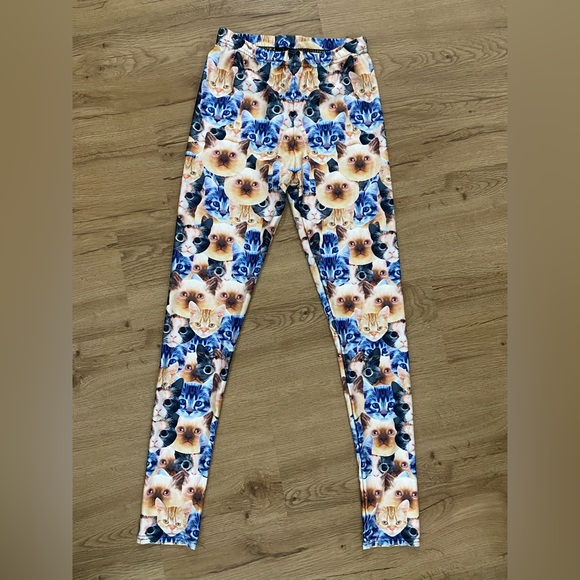 Pants - Crazy cat leggings - brand new!